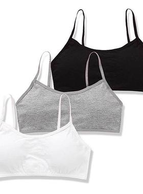 3pc/Lot Kids Cotton Training Bra Girls Teens Underwear For T