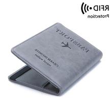 RFID passport holder card case wallet 护照证件夹钱包机票卡夹