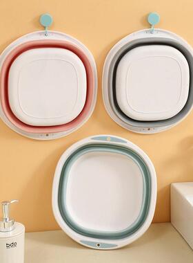 Square folding washbasin plastic dormitory laundry basin