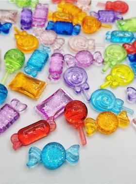 Transparent Colorful imitatoon Crystal Small Candy Gashapon