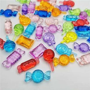 Transparent Colorful imitatoon Crystal Small Candy Gashapon