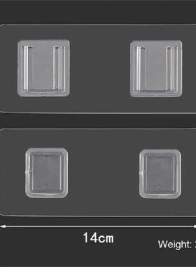 1pcs Double-Sided Hooks Strong Adhesive Transparent