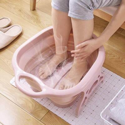 foldable collapsible foot tub massage soak barrels plastic