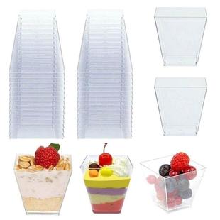 Plastic 100 Portion Cup Dessert Disposable 60ML pcs