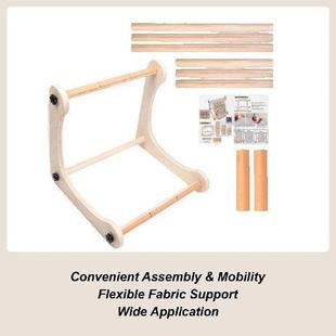 Adjustable Embroidery Frame Scroll Wooden Stand