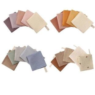 5PCS Soft Absorbent Gauze Cotton Baby Towels Wipe Face
