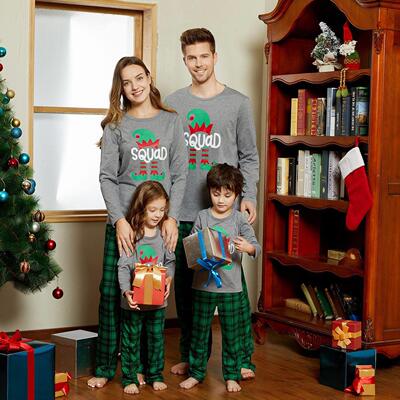 Christmas pajamas family set Couple Parent-Child Pyjamas PJs