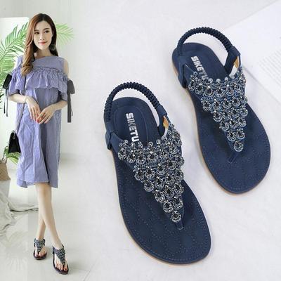 Plus size Women Shoes Comfort Flip Flops Flat Sandals 女凉鞋