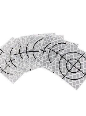 100 Pcs Reflector Sheet Reflective Tape Target Total