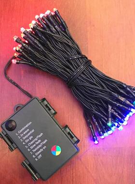 圣诞树Christmas tree atmosphere lights and colored lights