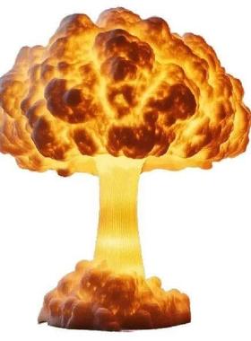 Mushroom Night Light Cute Mushroom Desk Lamp 3D Printed