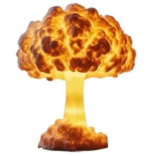 Cute Light Desk Lamp Printed Mushroom Night