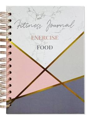 fitness journal exercise food work out weekly daily planner