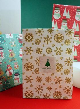 Merry Christmas Kraft Paper Bag Cookie Candy Gift sticker