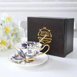 Flower Bone China British Cup Ceramic Coffee and Style