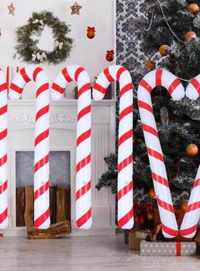 90cm Inflatable Christmas Candy Cane Stick Balloons Outdoor