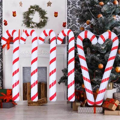 90cm Inflatable Christmas Candy Cane Stick Balloons Outdoor