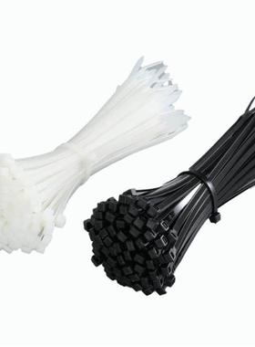 3x200mm nylon plastic cable ties zip fasten wire wrap strap