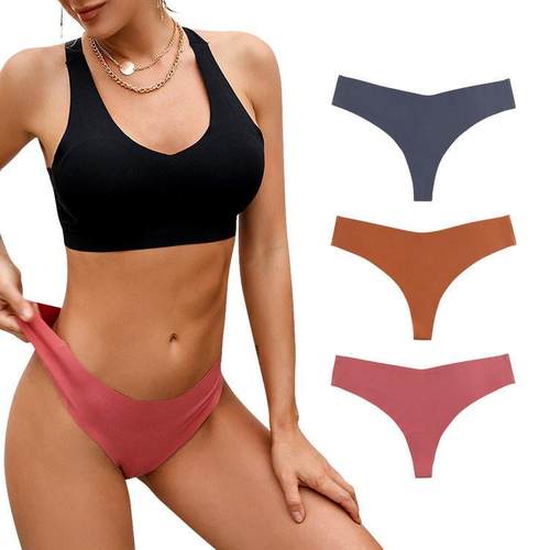 Silk Women Panties Underwear Seamless Female Lingerie Thong