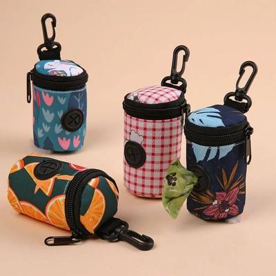 Hangable Dog Poop Bag Dispenser Zipper Dogs Walking Accessor