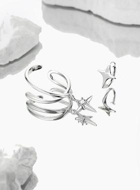 S925 Silver Ear-less Artifact Niche Advanced Sense Han Xuan