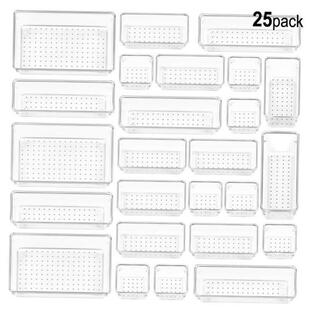 box set Cubes 25pcs Organizer storage Drawer Makeup Plastic