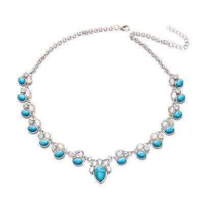 Ethnic Style choker Fashion Boho Flower Necklace波西米亚项炼