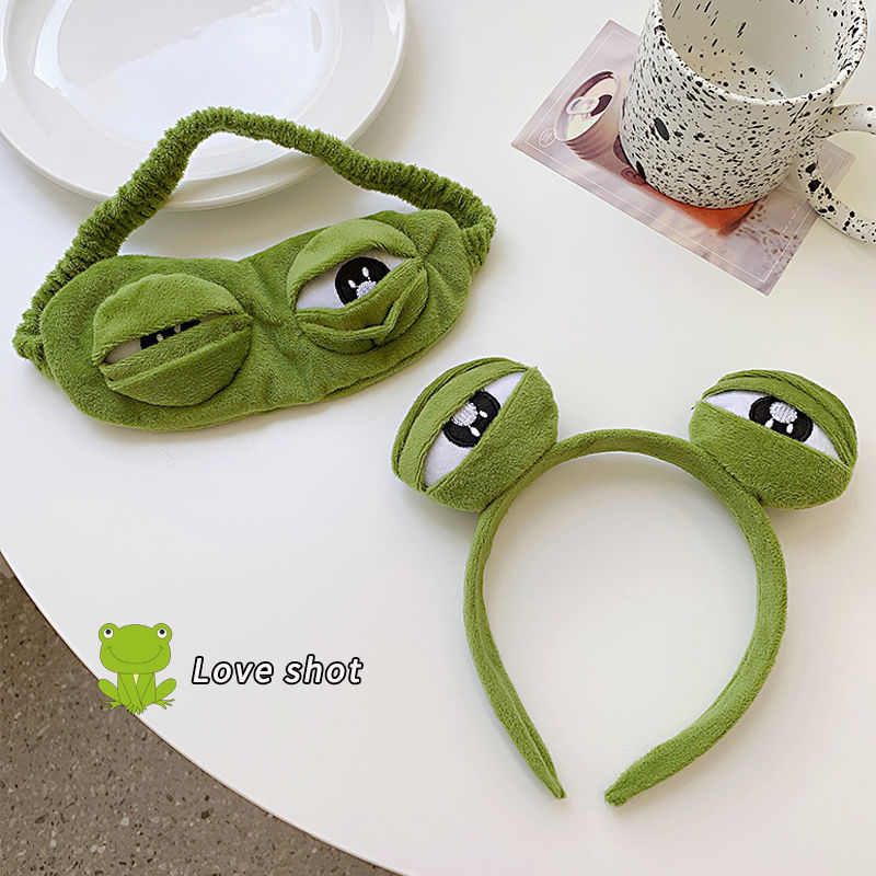 网红个性发箍2023新款悲睡觉眼罩