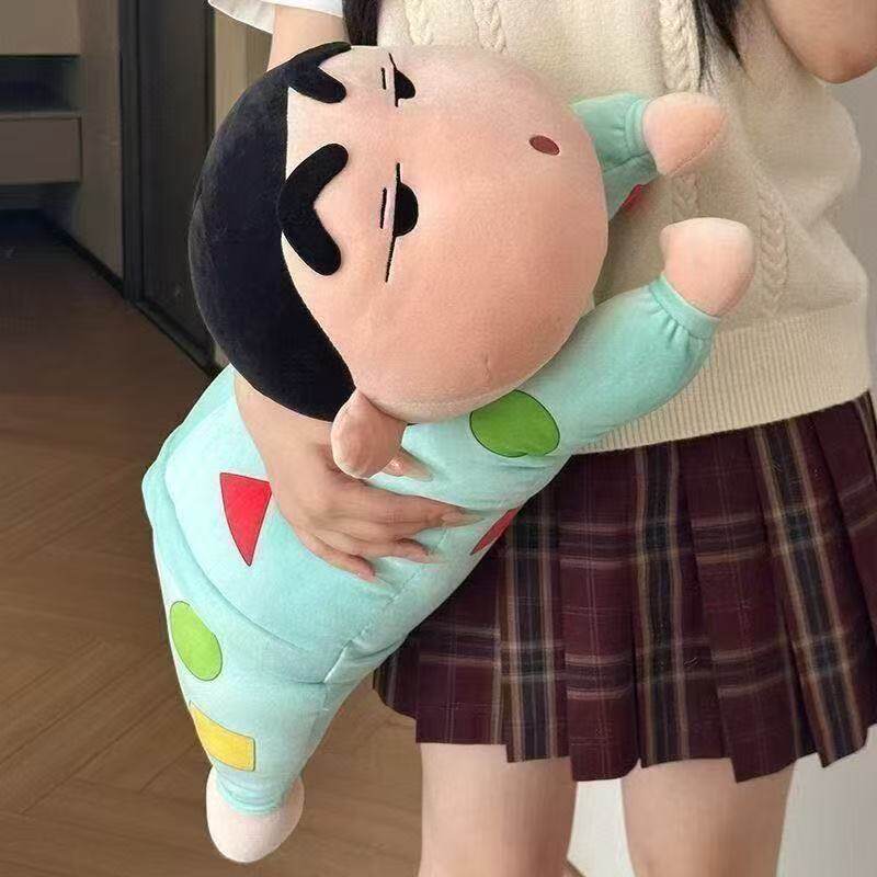 蜡笔小新玩偶可爱趴睡枕抱枕儿童睡觉毛绒玩具公仔娃娃女生日礼物