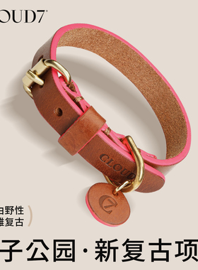Cloud7·王子公园宠物项圈德国高奢狗项圈德国进口狗脖圈牵引绳