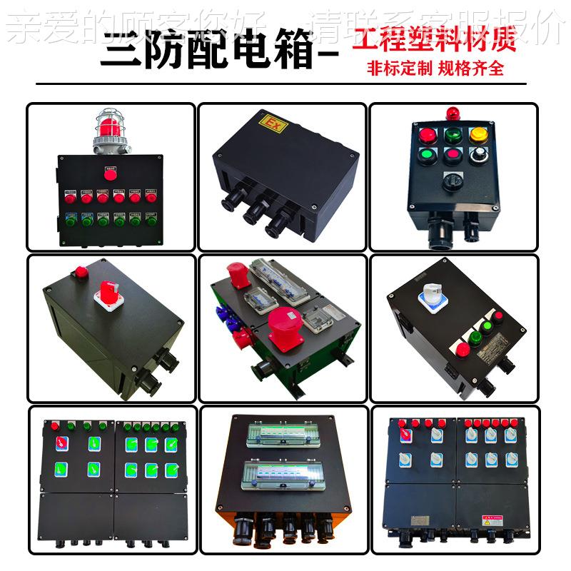 户外座防水2防尘防腐插箱IP66工程料开关箱F三防电源检修配塑非标
