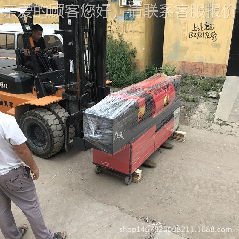 新双曲线钢一管除锈机 多功YT-50能脚架圆款管调直除锈喷手漆体机