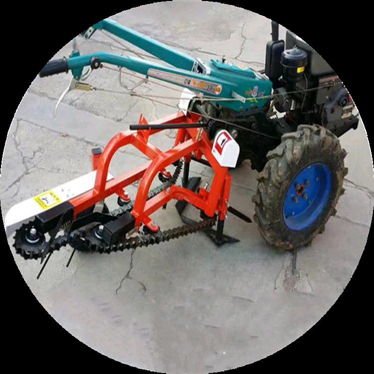 四轮垄沟65-85 链条平铺式花生收获机拖拉机后传动轴带花生收获机