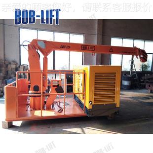 水上作业船起重 重吊机臂伸缩式 船用吊直码 头平起台SQ.2SA2固定式