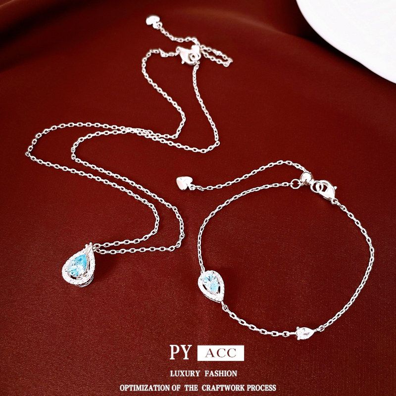 女吊坠设计简约水滴百搭首饰时尚