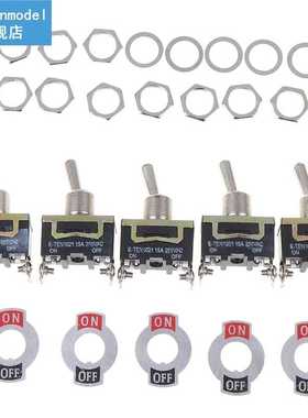 极速5pcs 15A 250V SPST 2Pin Heavy Duty CaLr Boat ON/OFF Rock