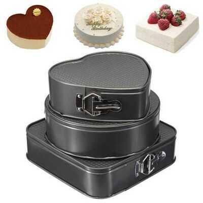 新品Non-Stick Sprin forsm Round Cake Tins Tray Cake Pan Bake