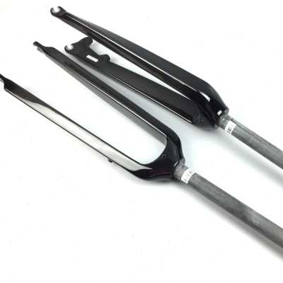 极速全碳纤维山地车前叉n2860mm 自行车碟刹避震硬叉26 275 29寸