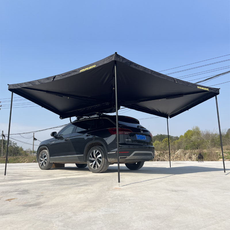 极速新品车边帐270度扇形u侧帐篷 车载布房子侧布陆巡猛禽坦途天