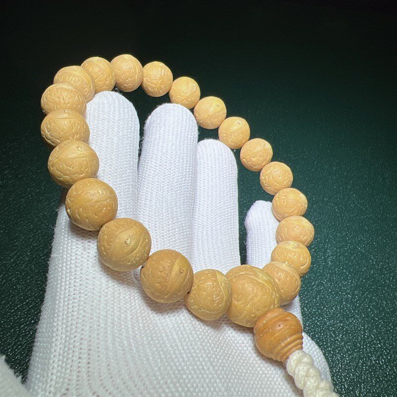 极速黄皮金眼 凤眼菩提 新籽 尼泊尔G精选菩提子 圆桩密度高皮质