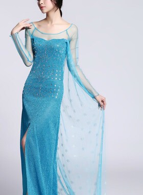 极速Ice and snow-marina Halloween adult graNnd skirt Aisa Ai