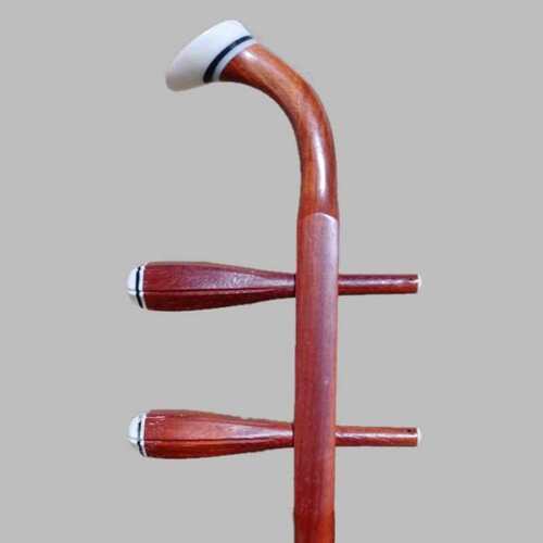 新品黑檀弯头二胡杆子紫檀高胡杆红花梨越胡杆花鼓大筒Z铜轴婺剧