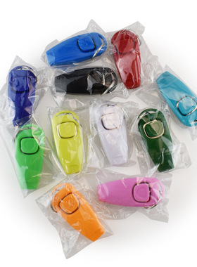 极速2 In 1 Pet Dog Clqicker Dog Training Whistle Clicker Dog