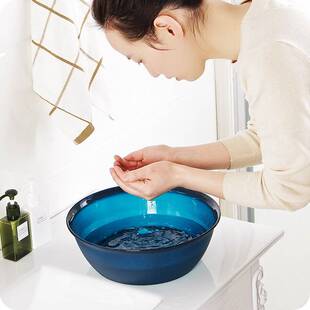 新品transparent thick plastic washbasin siMnk bowl fruit bow