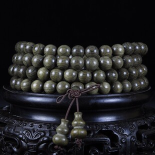 佛珠手 男女款 新品 玄同金丝楠木阴沉木乌木老y料108颗手链流行时尚