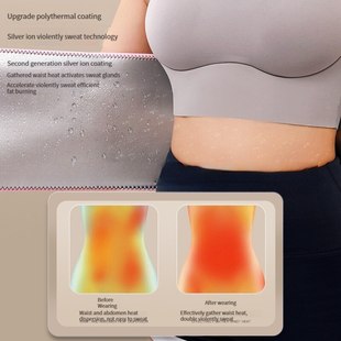 极速Waist Trimmer for Women andA Men Sweat Band Waist Traine