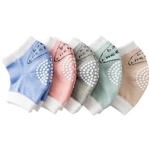 极速日本gp宝宝护膝纯棉夏季防摔防滑透气婴儿爬行V护腿学步儿童