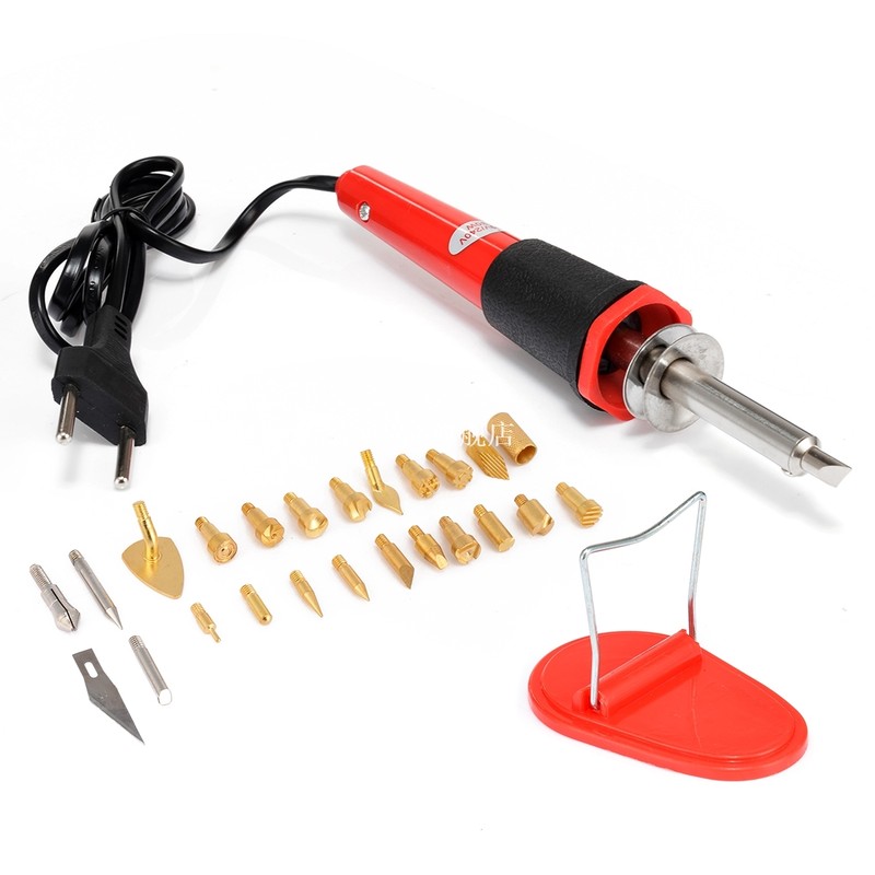 极速26pcs 220-240V 30Wr Wood Burning Pen Set Soldering Iron
