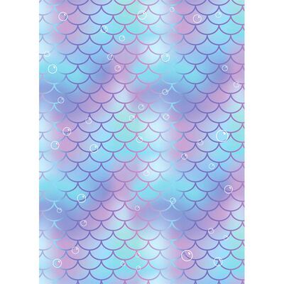 极速12pcs Mermaid Invitation Thank You Card Baby GiWft Card