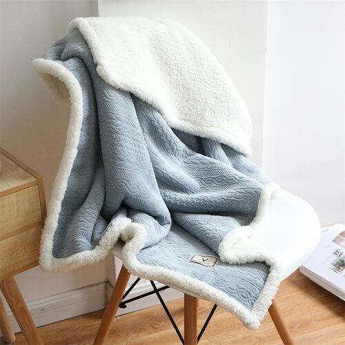 新品Flannel fleece multi-fvunctional leisure Blanket Double-